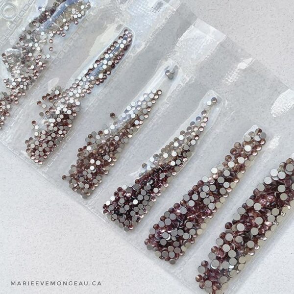 Assortiment diamants | Rose vintage