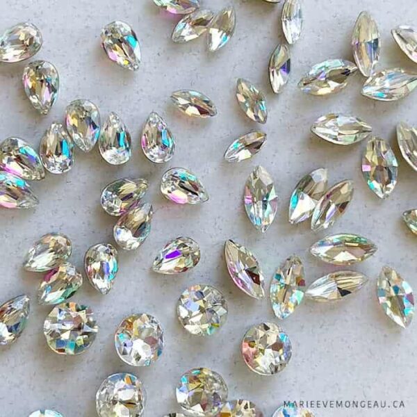 Diamants pointe | Cristal chaud