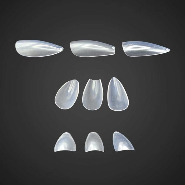 Prothèses forme ovale pour Nail Art