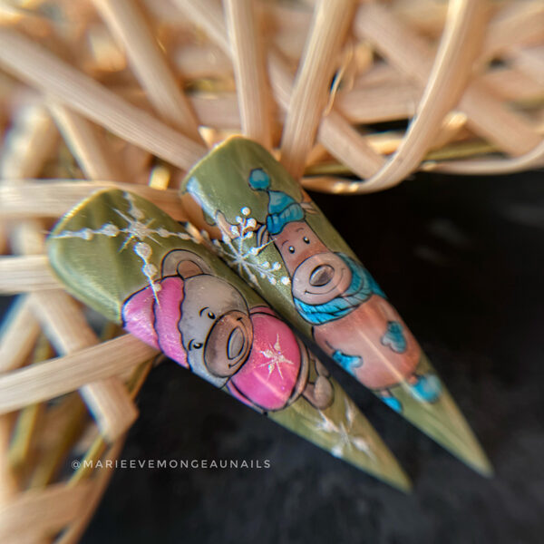 Capsule Nail Art | Inspiration flocon | FR