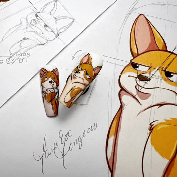 Capsule | Peinture acrylique | Corgi | FR