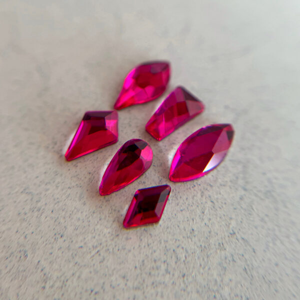 Ensemble complet | Diamants formes | Fuchsia